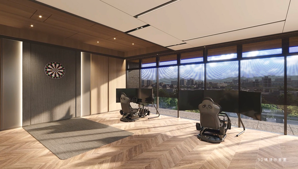 冠德崇德綻-公設模擬圖