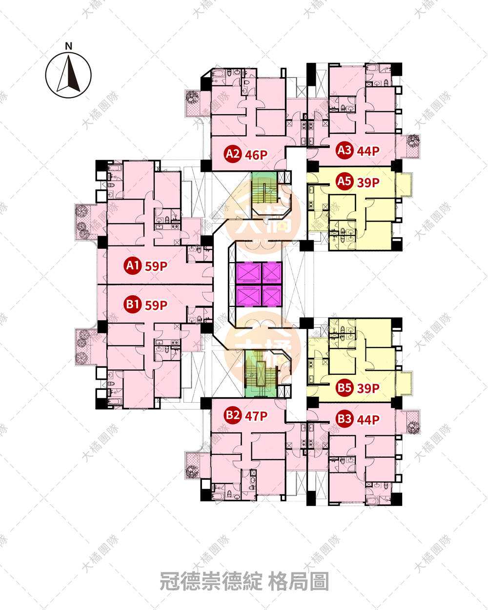 冠德崇德綻-格局圖
