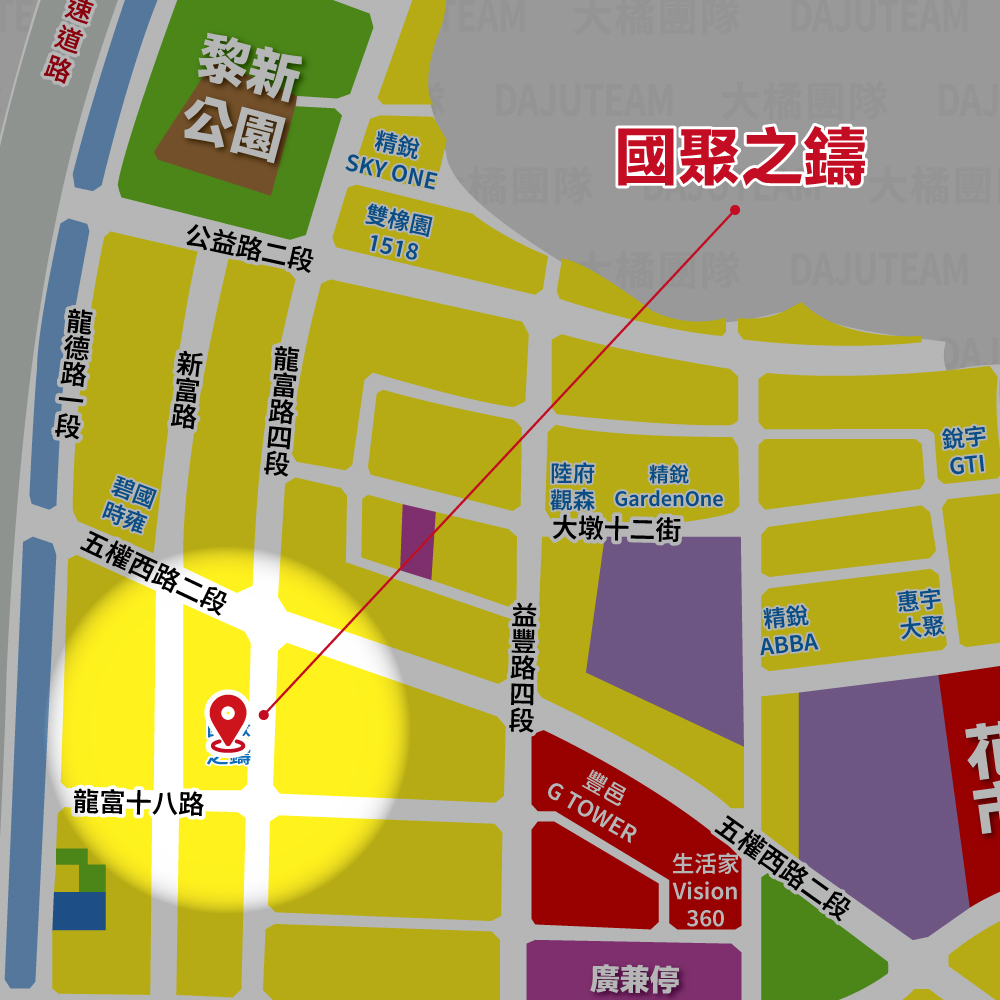 國聚之鑄-位置圖
