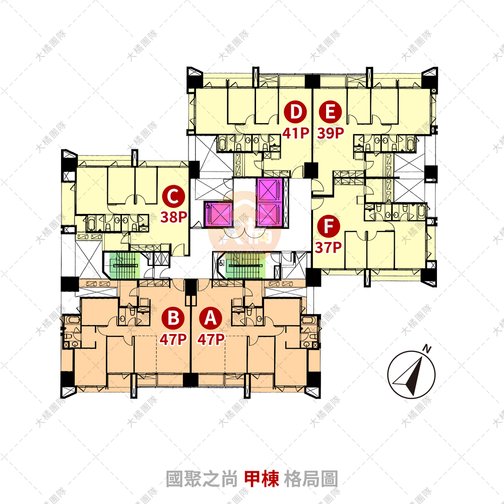 國聚之尚-A-F區格局圖