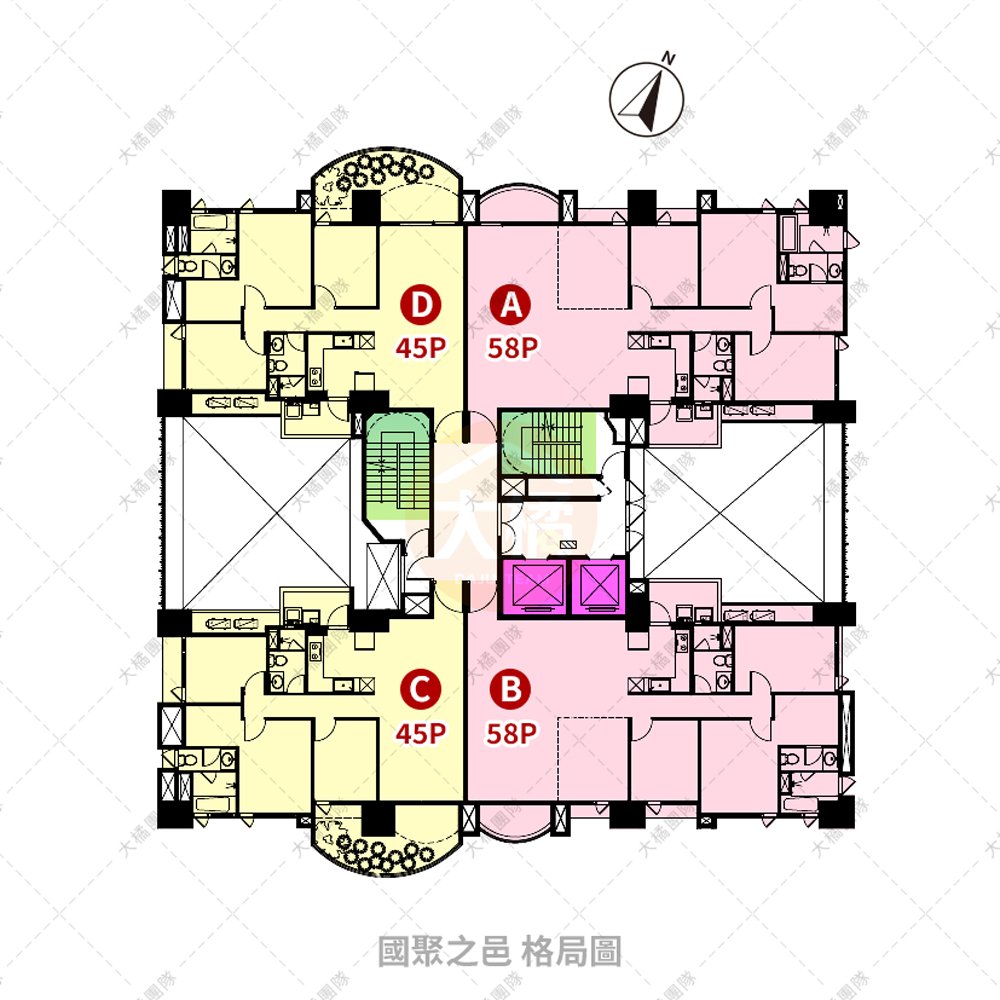 國聚之邑-格局圖