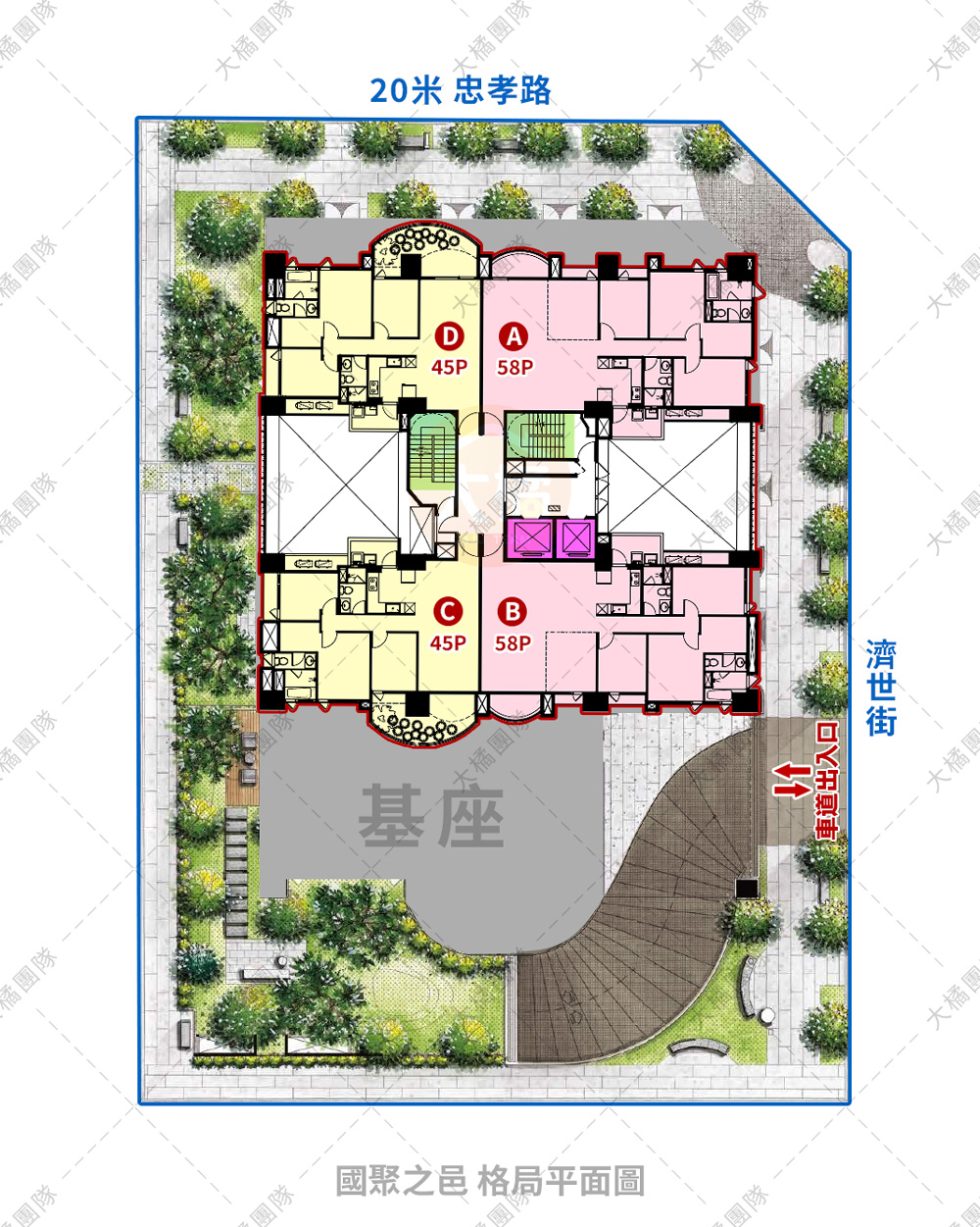 國聚之邑-格局平面圖