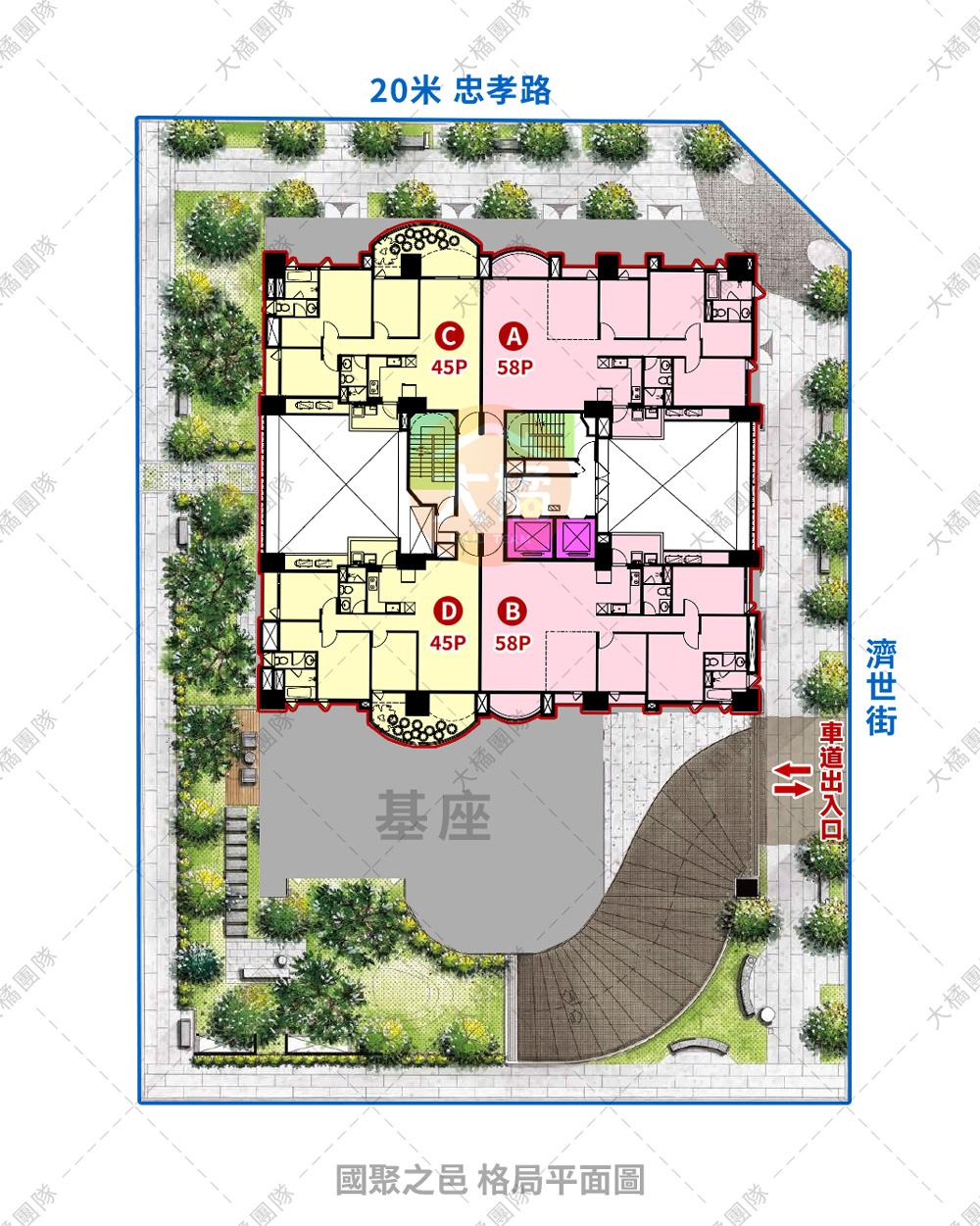 國聚之邑-格局平面圖