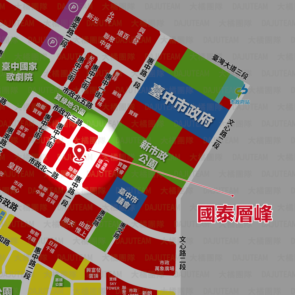 國泰層峰-位置圖