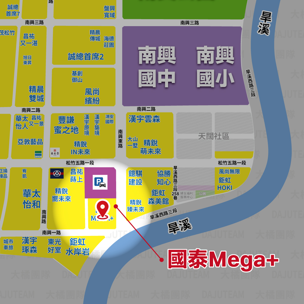 國泰Mega+-位置圖
