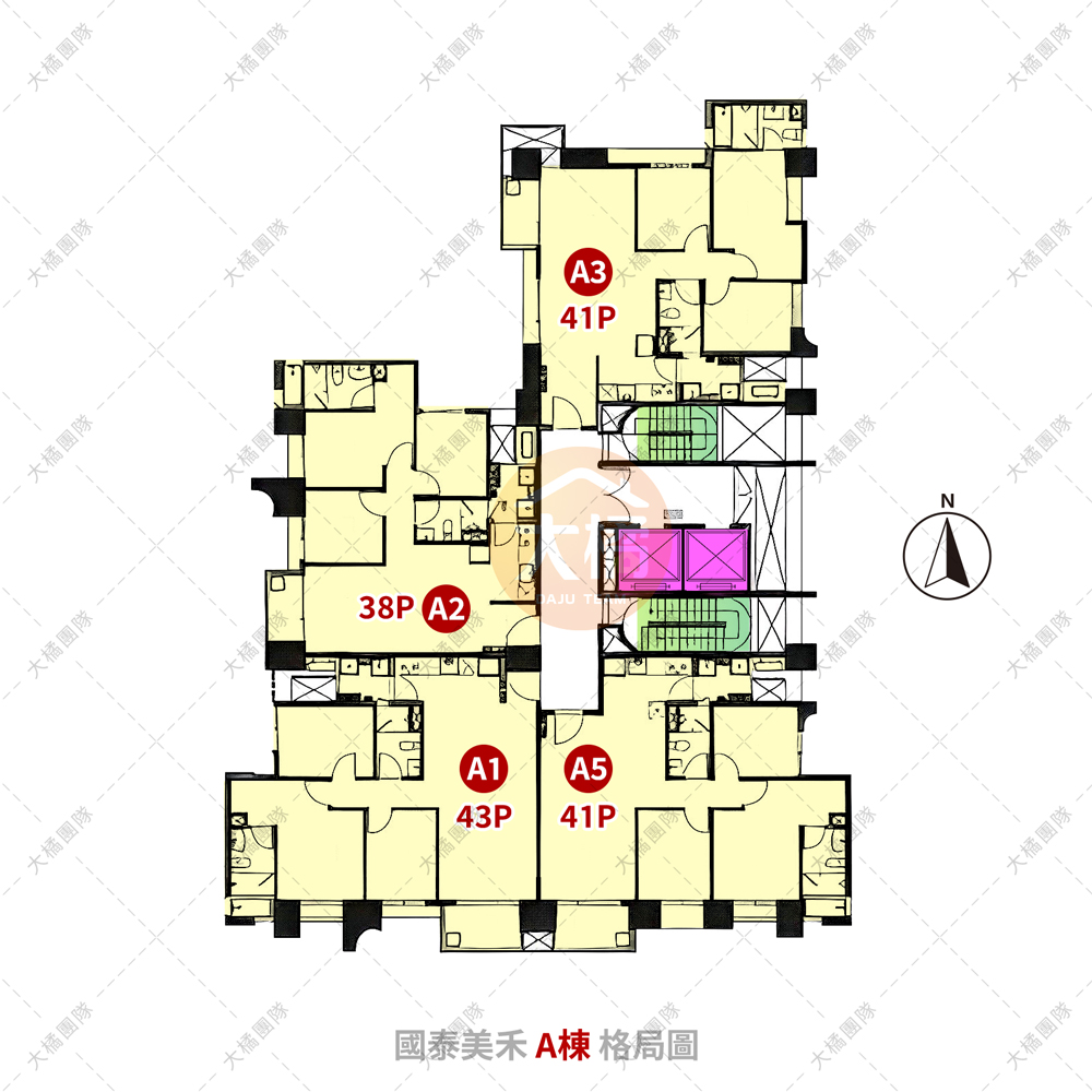 國泰美禾-A棟格局圖