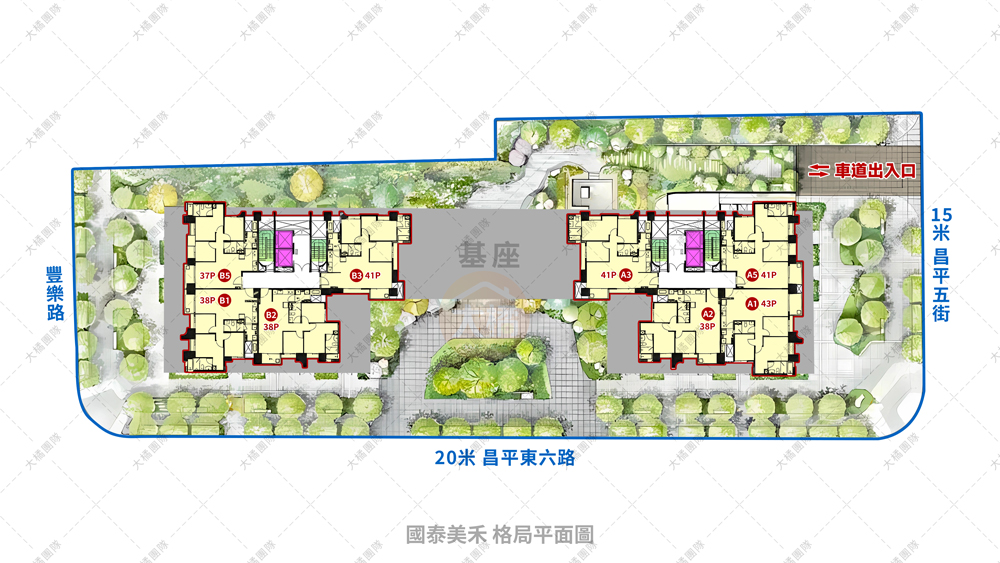 國泰美禾-格局平面圖
