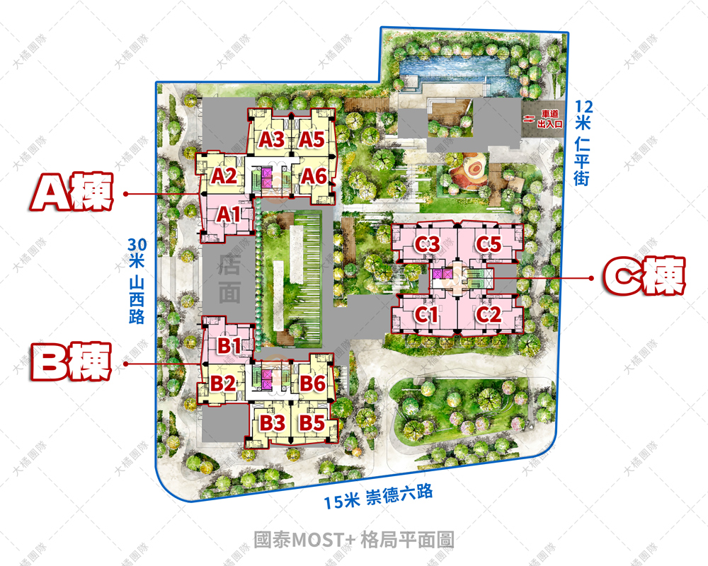 國泰MOST+格局平面圖