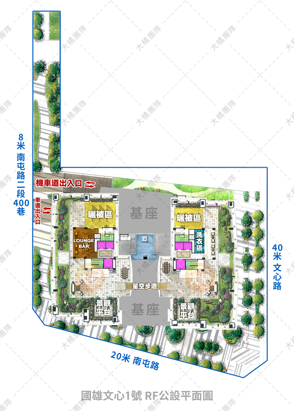 國雄文心1號-RF公設平面圖