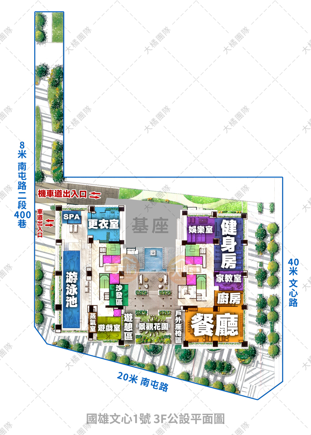 國雄文心1號-3F公設平面圖