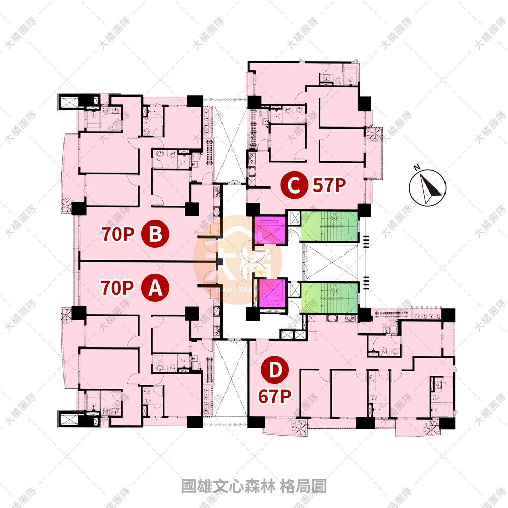國雄文心森林-格局圖