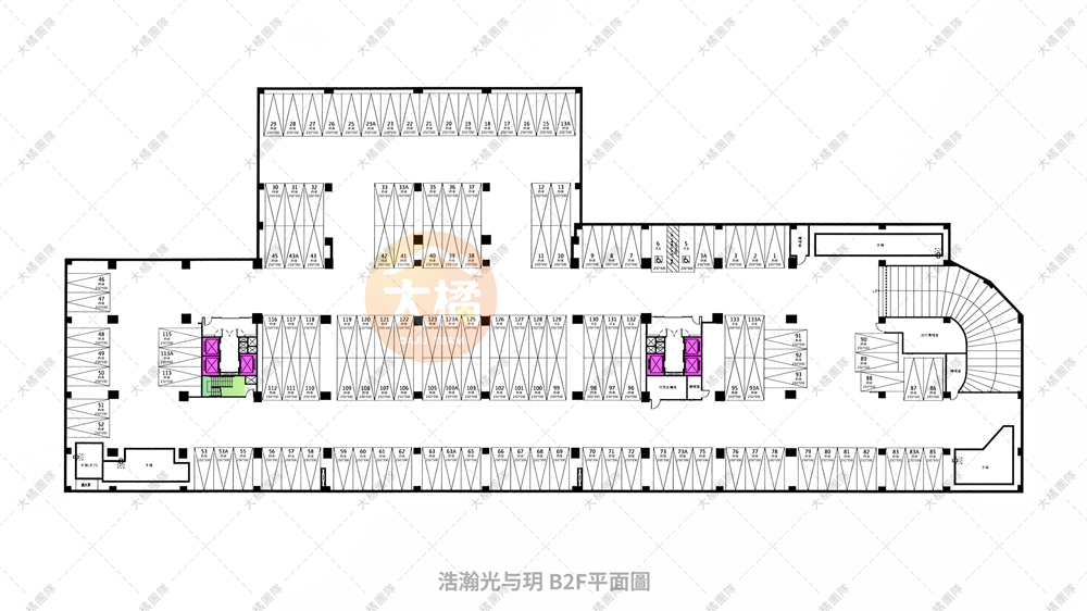 浩瀚光与玥-B2F平面配置