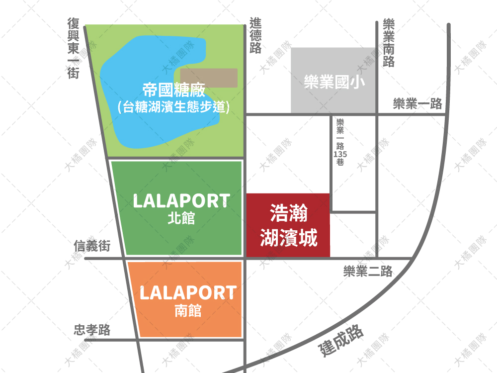 浩瀚湖濱城-位置圖