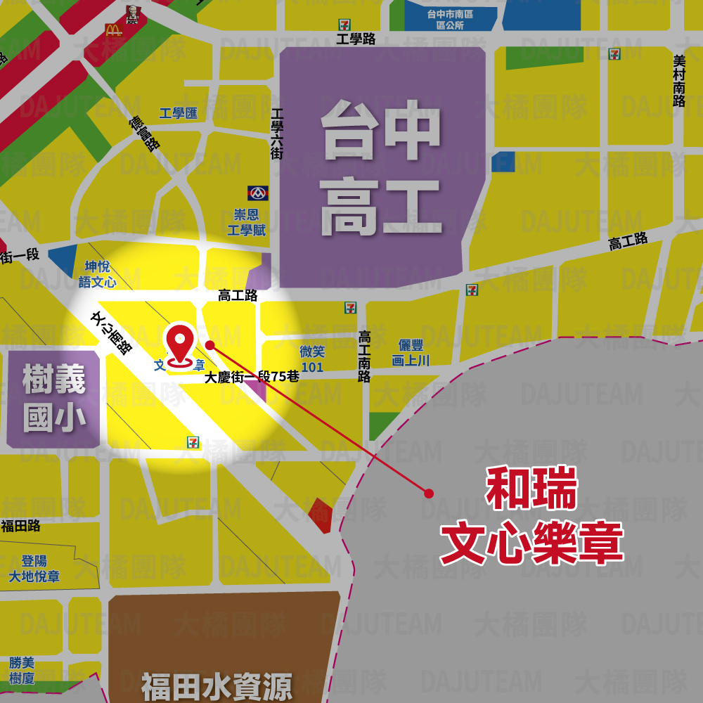 和瑞文心樂章-位置圖