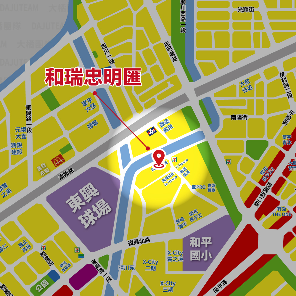 和瑞忠明滙-位置圖