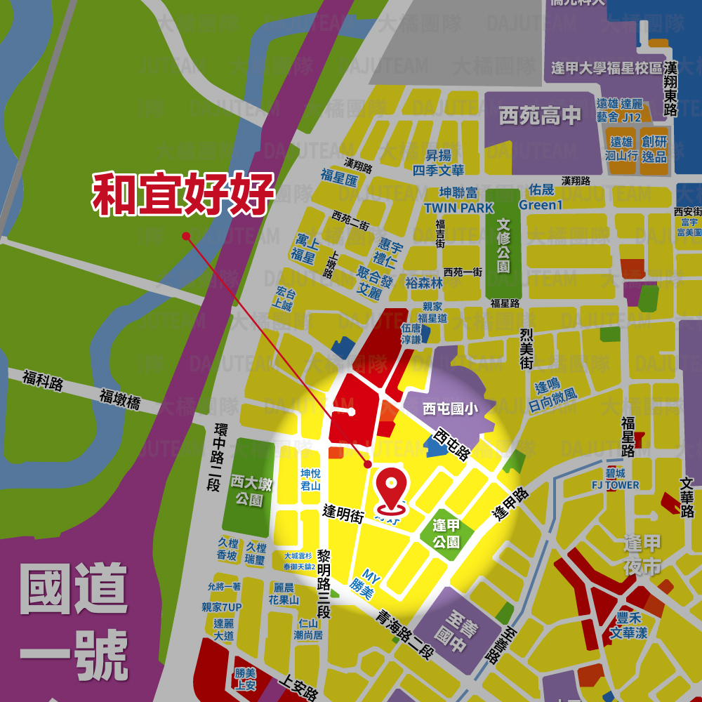 和宜好好-位置圖