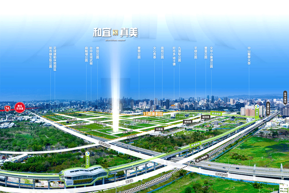 和宜真美-空拍基地圖