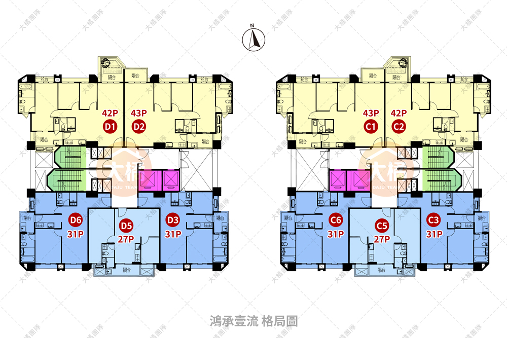 鴻承壹流-格局圖