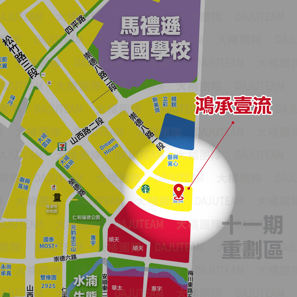 鴻承壹流-位置圖