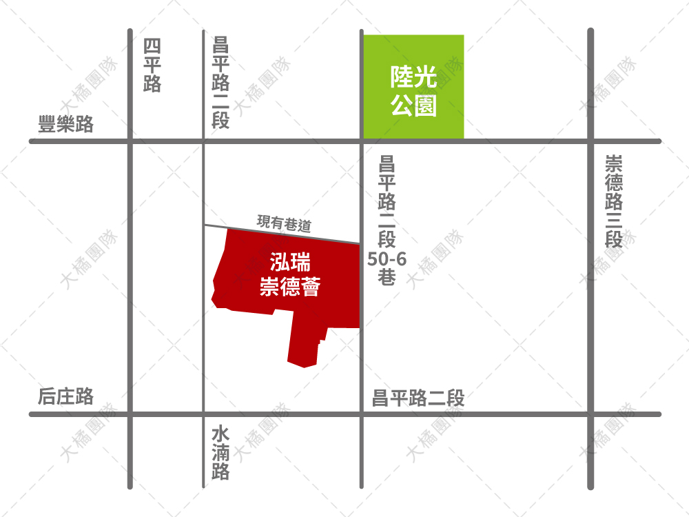 泓瑞崇德薈-位置圖