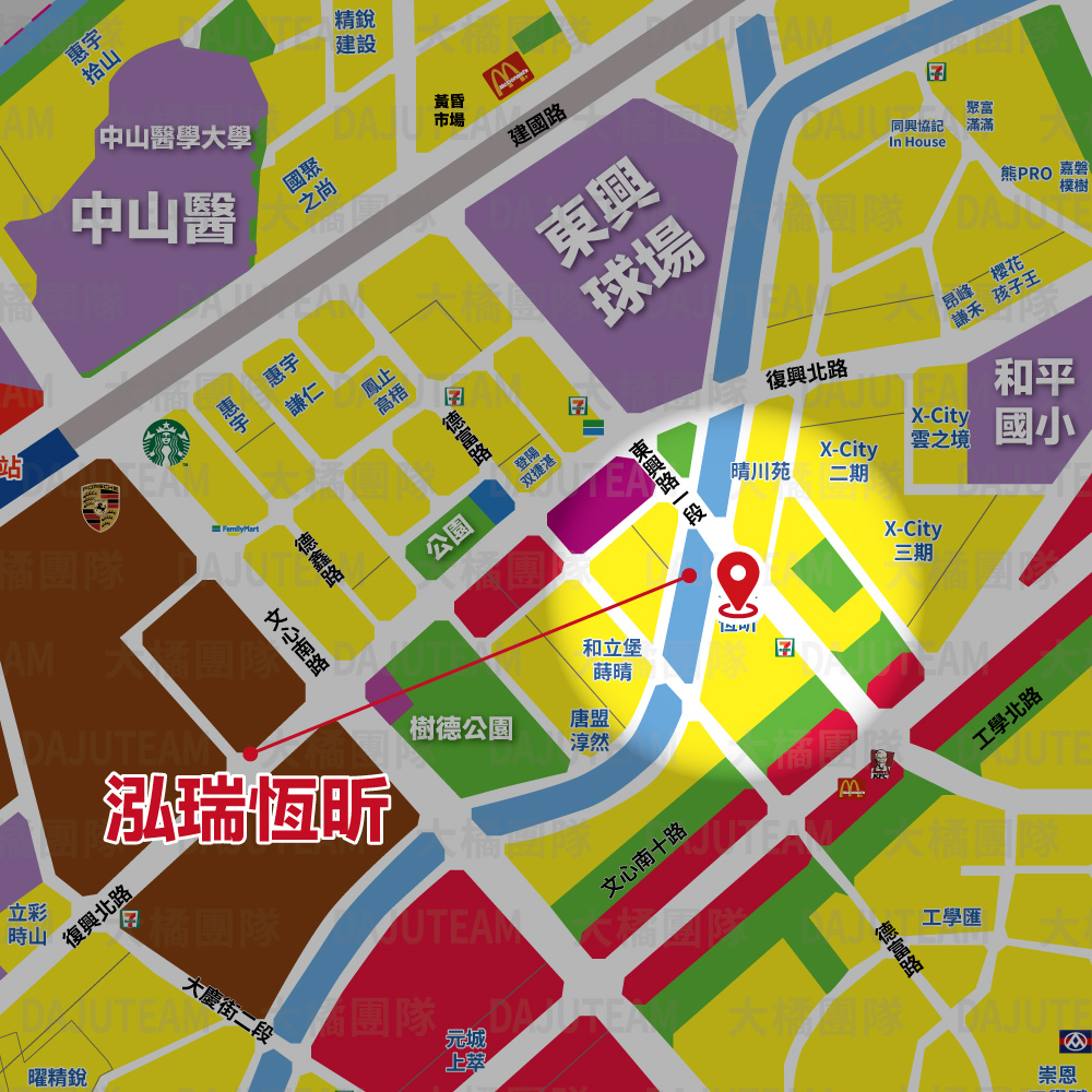 泓瑞恆昕-位置圖