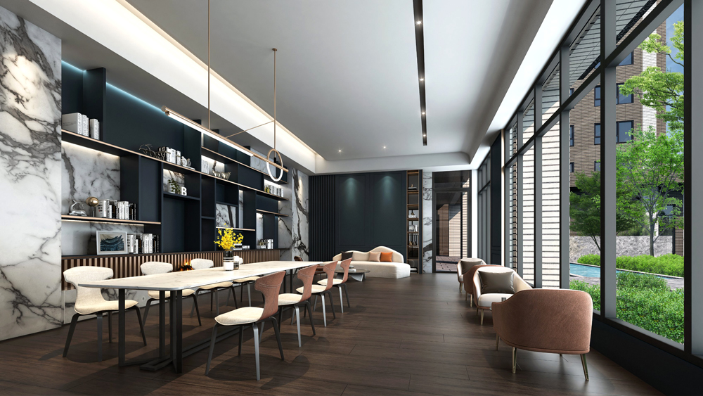 泓瑞綠雅圖-公設模擬圖