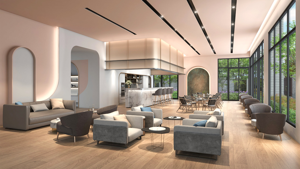 泓瑞綠雅圖-公設模擬圖