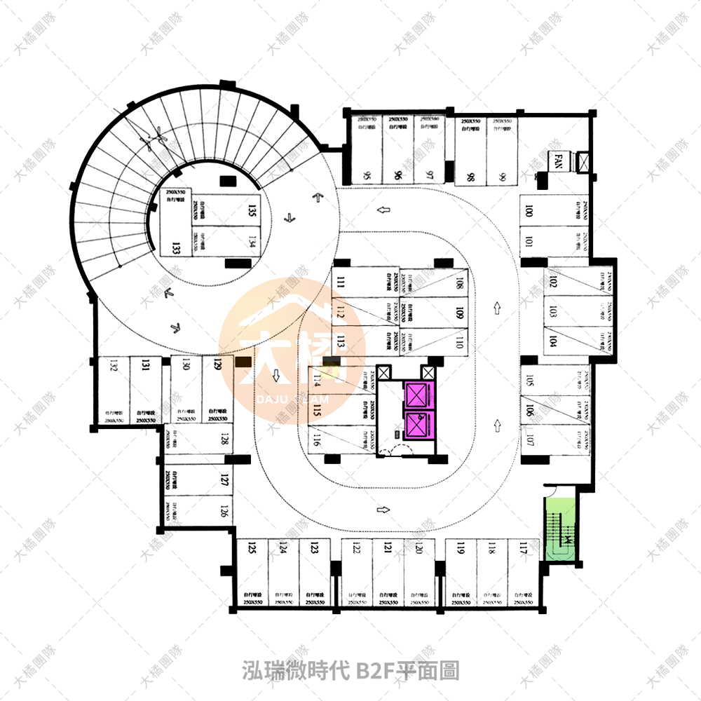 泓瑞微時代-B2F平面配置