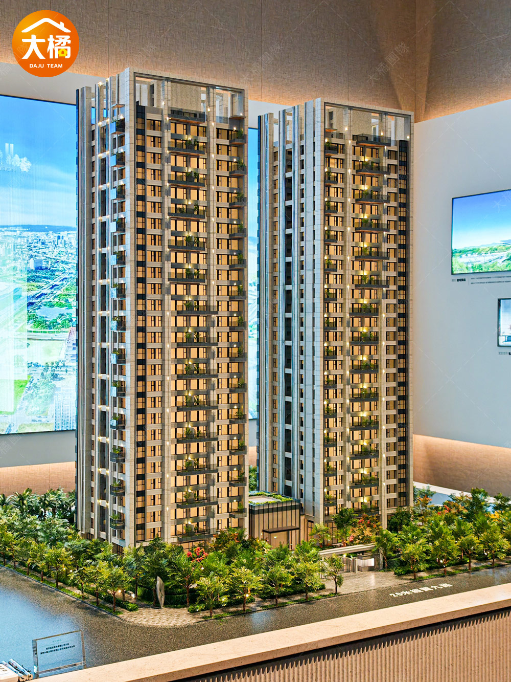華固頂滙-建築模型