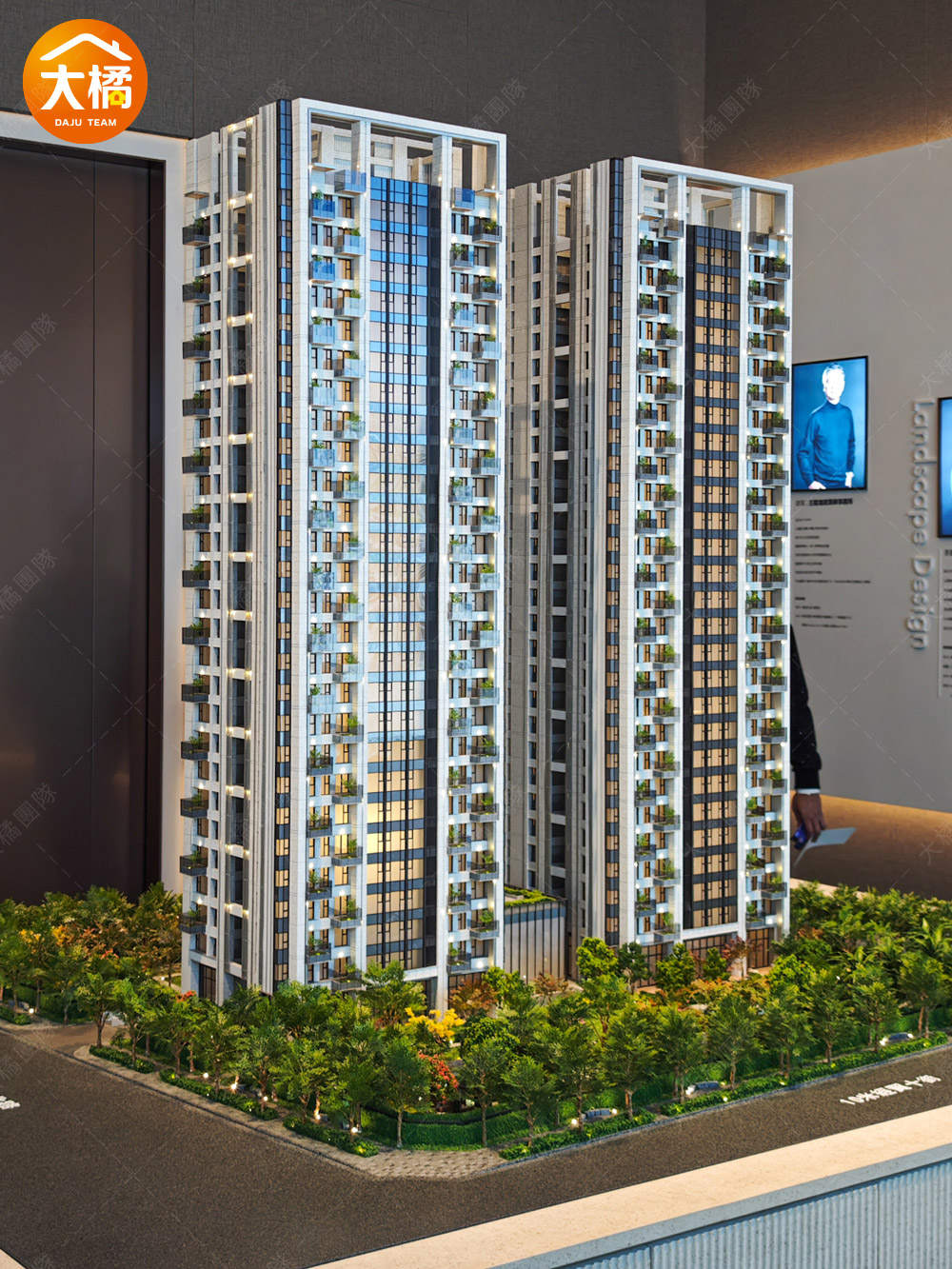 華固頂滙-建築模型