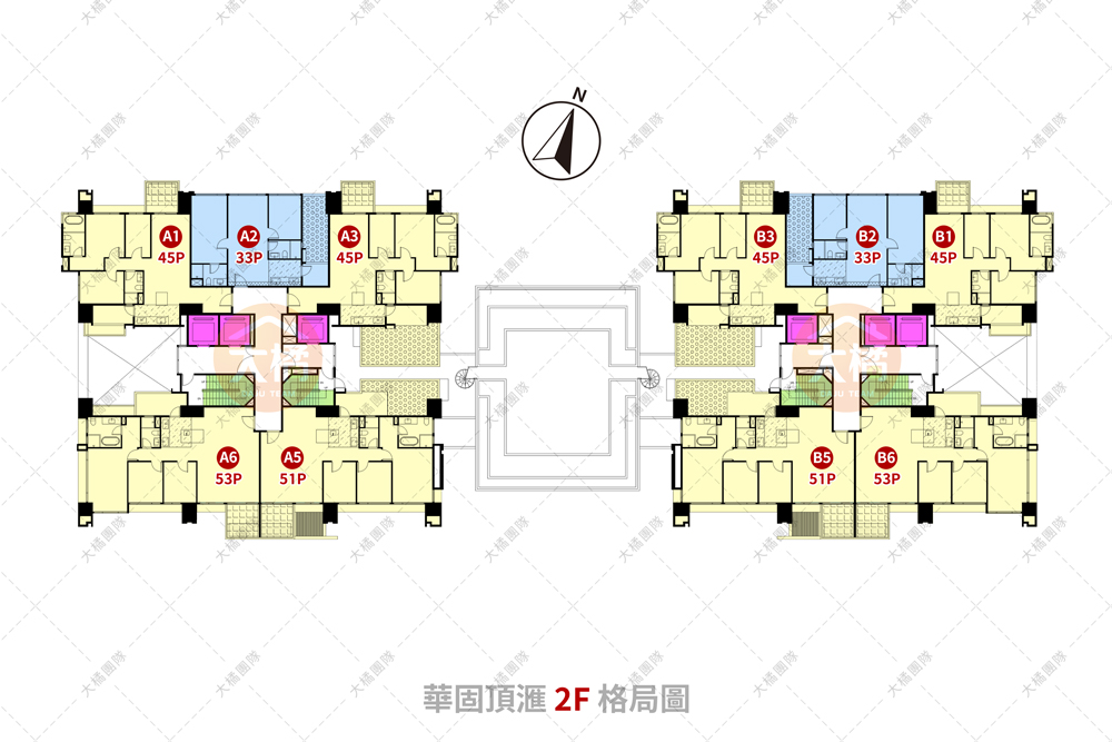 華固頂滙-2F格局圖