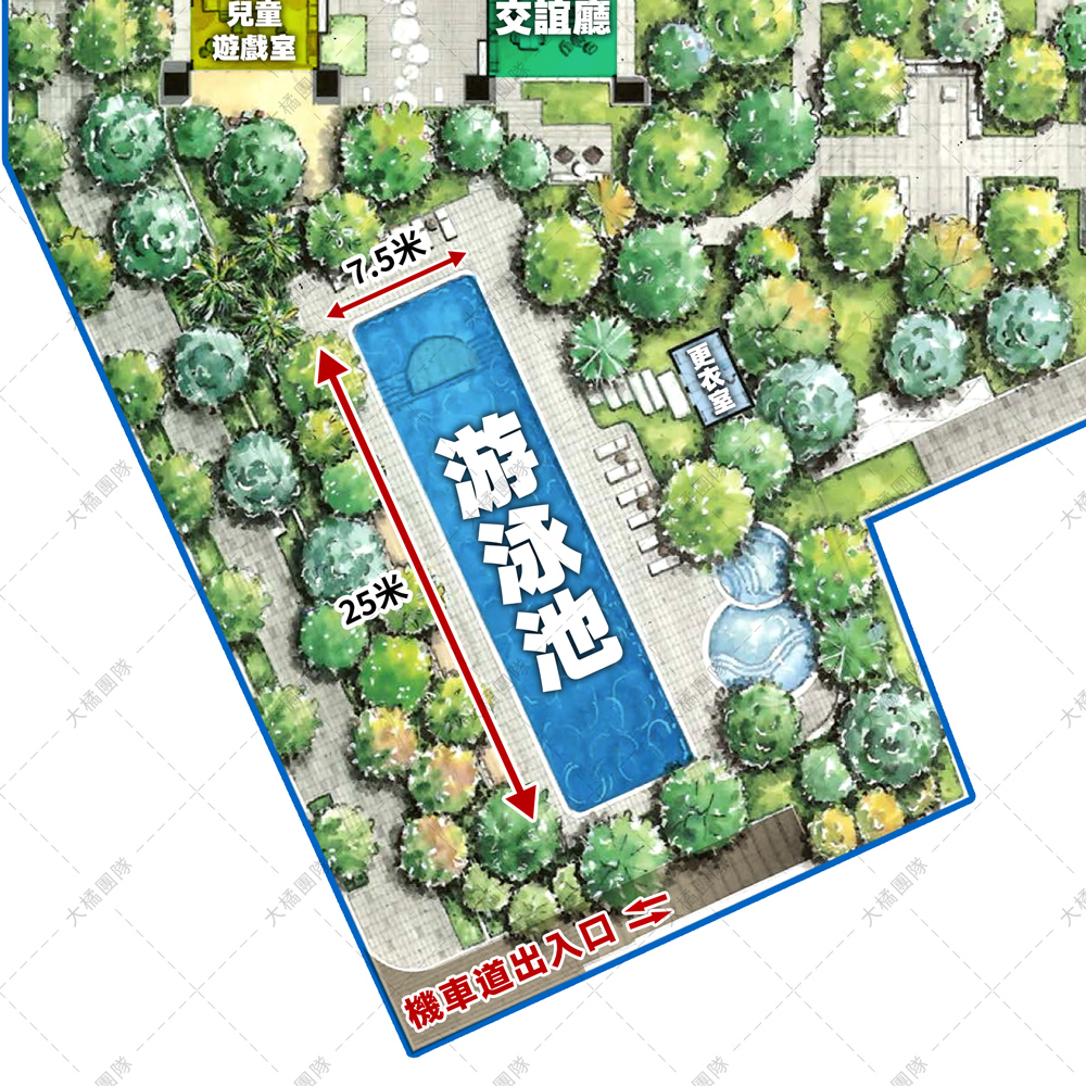 華固四季滙-泳池米數