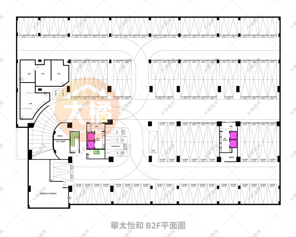 華太怡和-B2F平面配置圖