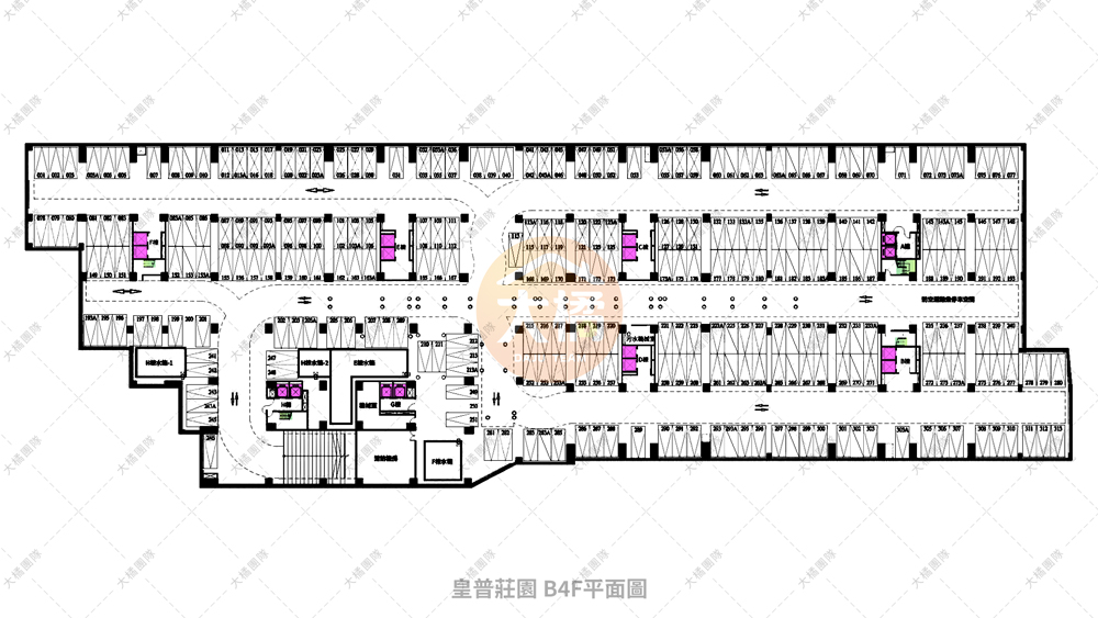 皇普莊園-B4F平面配置圖