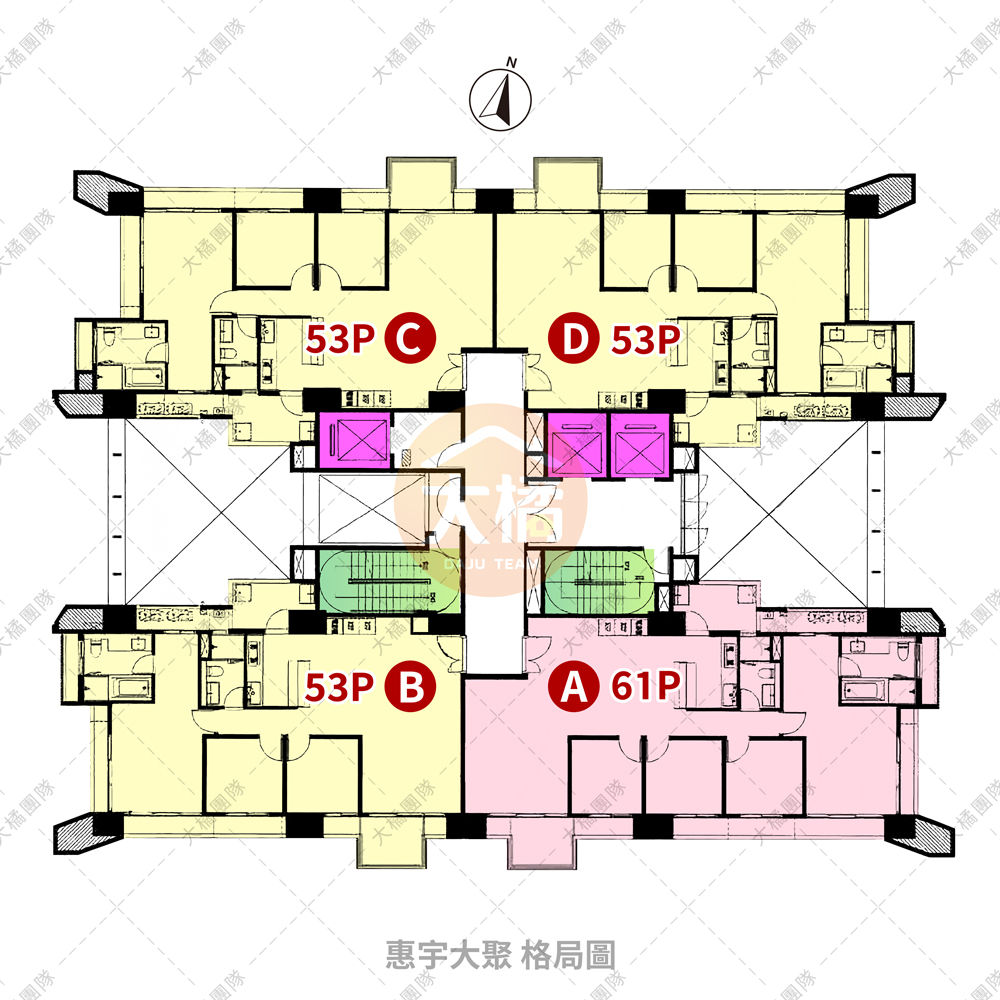 惠宇大聚-格局圖