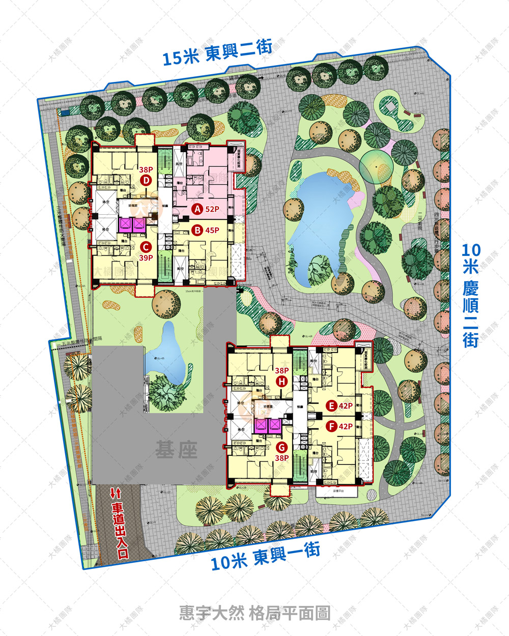 惠宇大然-社區平面圖
