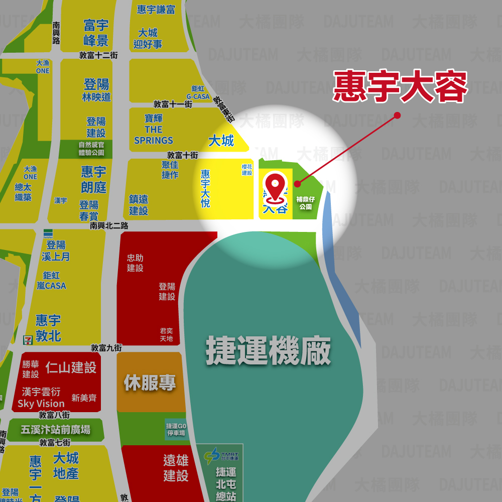 惠宇大容-位置圖