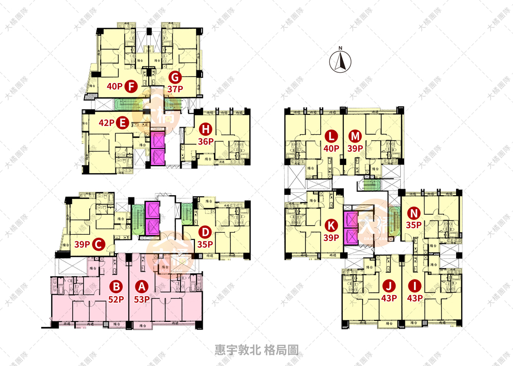 惠宇敦北-格局圖