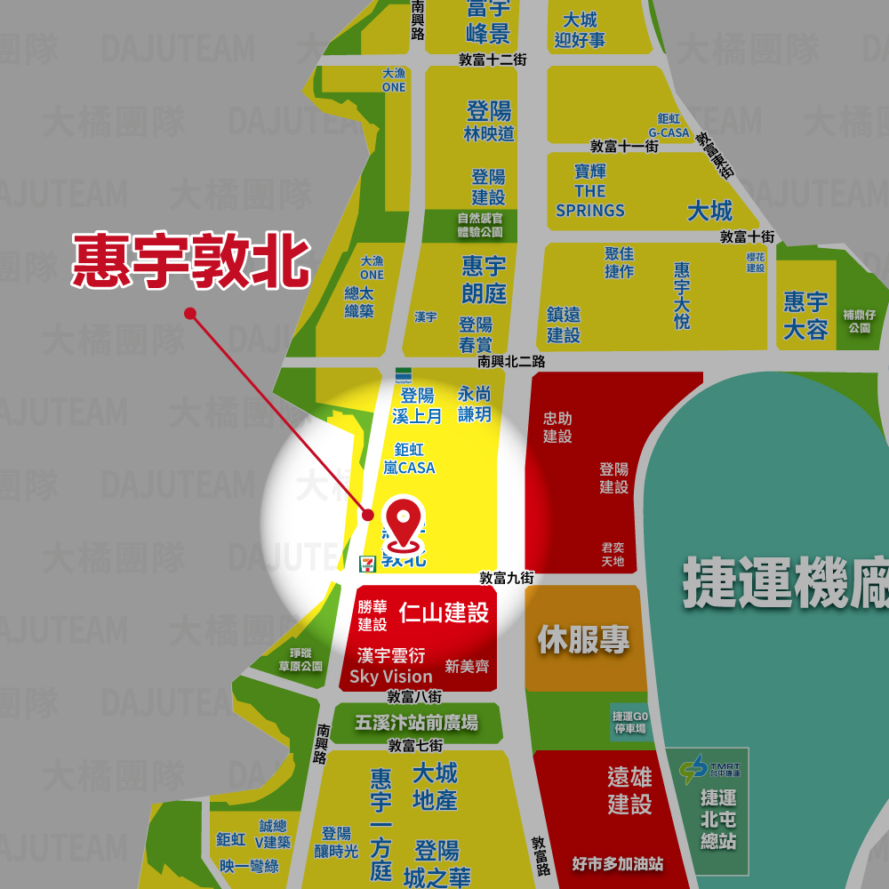 惠宇敦北-位置圖