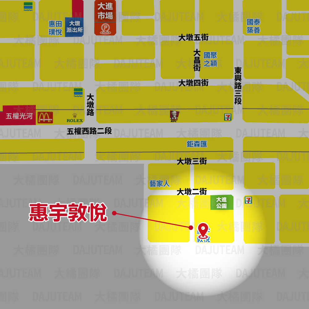 惠宇敦悅-位置圖