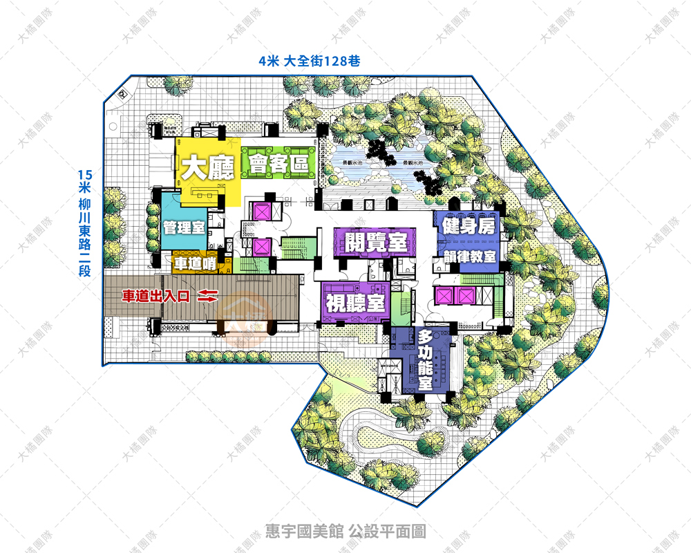 惠宇國美館-公設平面圖