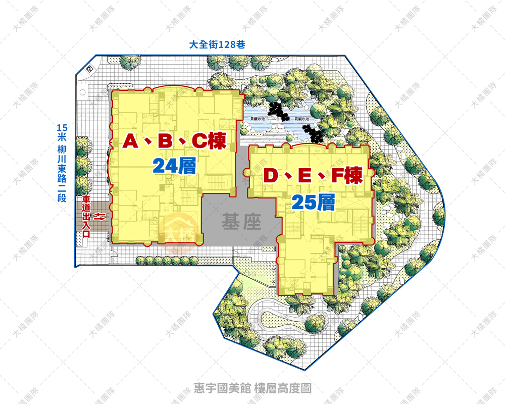 惠宇國美館-樓層高度圖