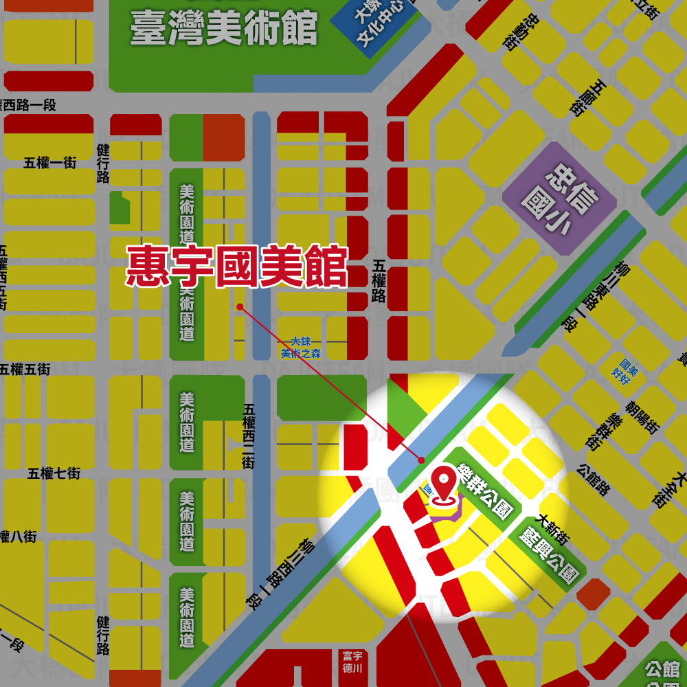 惠宇國美館-位置圖