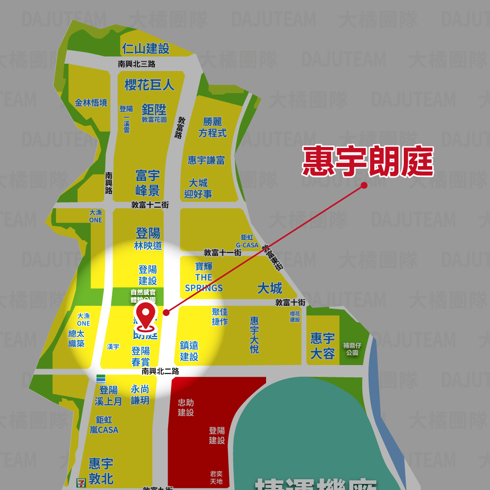 惠宇朗庭-位置圖
