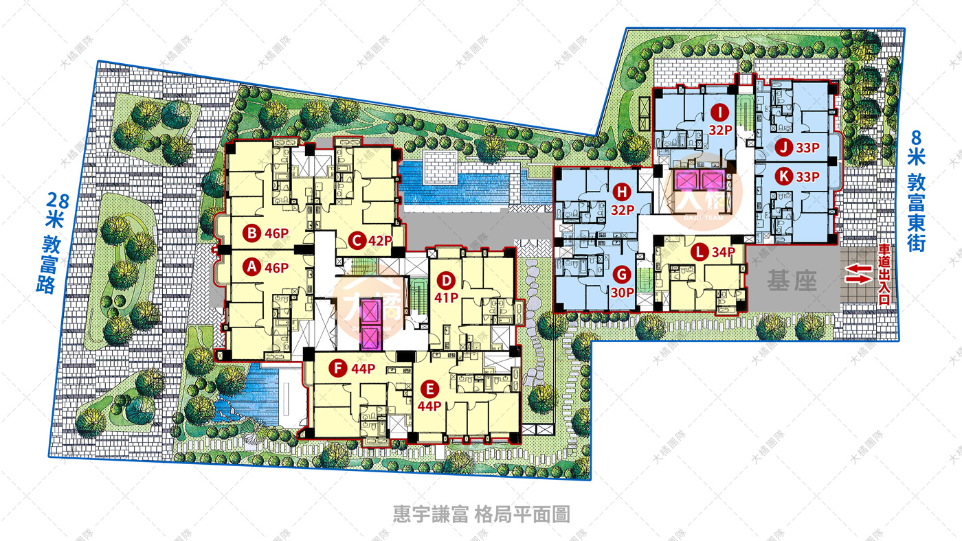 惠宇謙富-格局平面圖