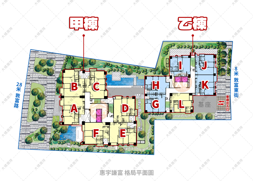 惠宇謙富-格局平面圖