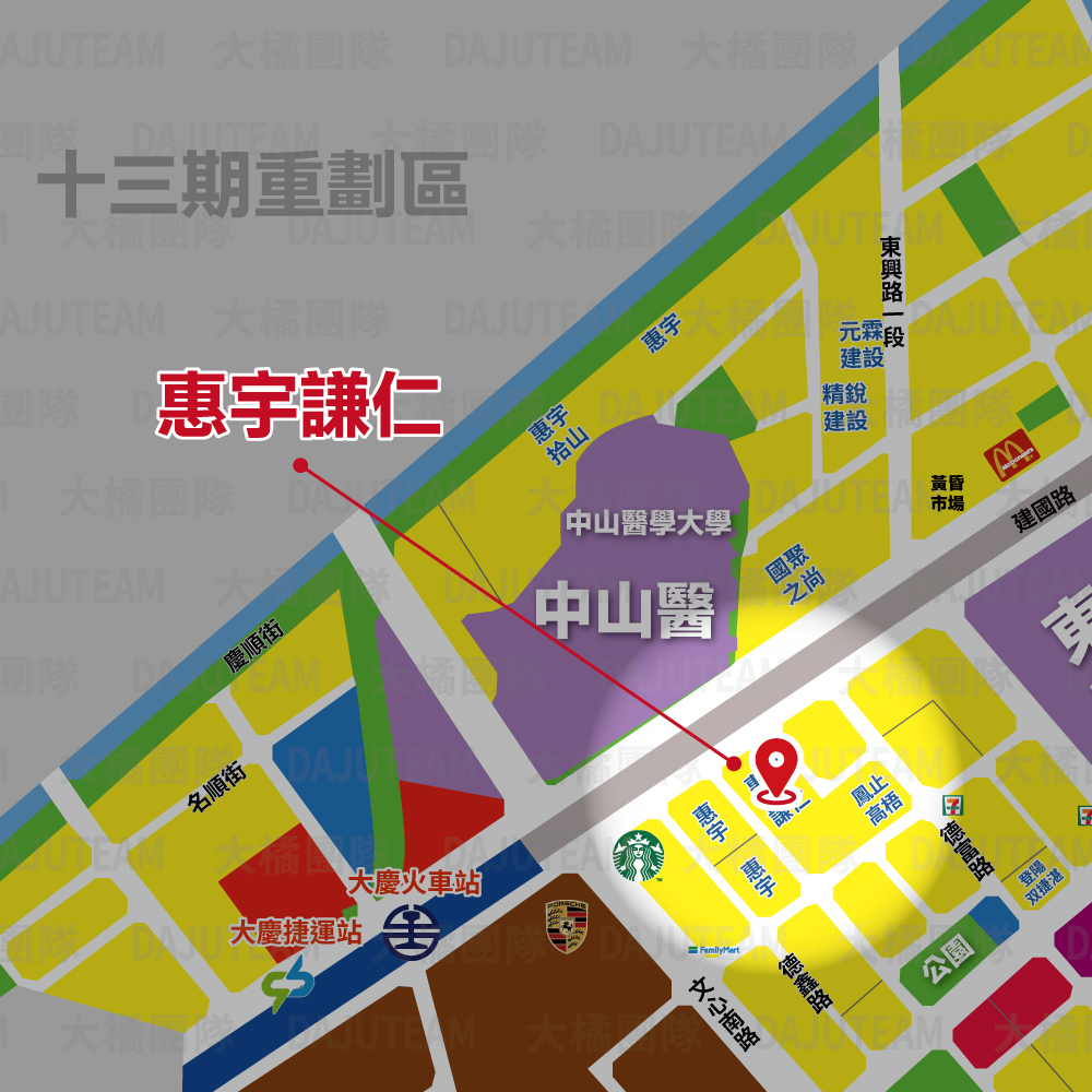 惠宇謙仁-位置圖