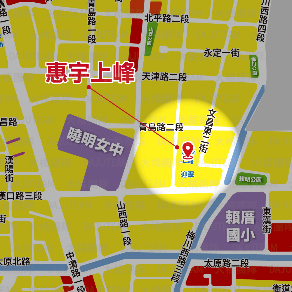 惠宇上峰-位置圖