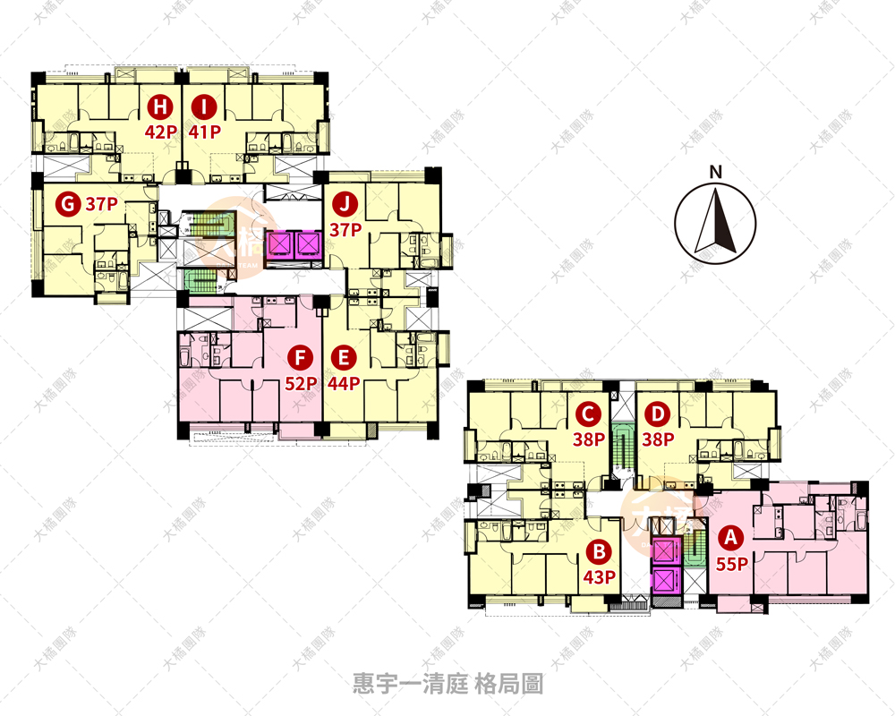 惠宇一清庭-格局圖