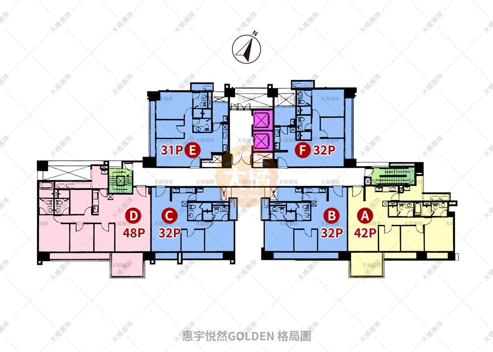惠宇悦然GOLDEN-格局圖